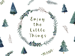 Enjoy The Little Things - Postcard