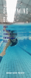 swimming gala - Pull up banner