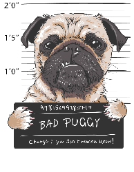 Bad Puggy - T-Shirt