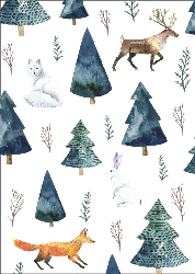 Winter Forest - 聖誕卡