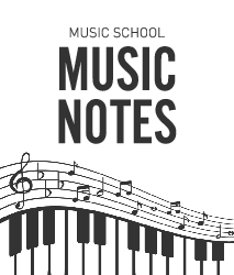 Music Notes - Tote Bag
