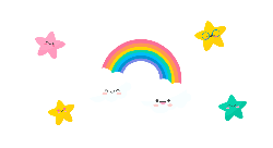 Cute Rainbow Kids Backpack - 兒童書包