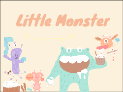 little monster - Postcard
