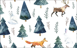 Winter Forest - Personalised Lunch Box