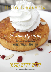 Cake Store Grand Opening - Flyer