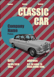 Classic Car Flyer - 傳單