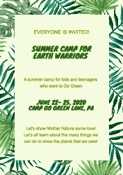 Summer Camp - Flyers