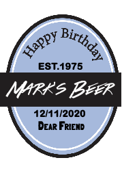 Birthday Mark - Beer