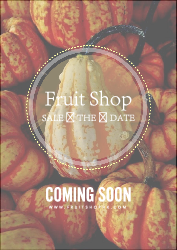 Fruit Shop Opening - Poster