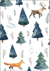 Winter Forest - Spiral Notebooks