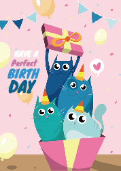 Perfect Birthday - Birthday Card