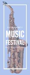 Music Festival - Pull up banner