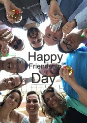 Happy Friendship Day - Spiral Notebooks