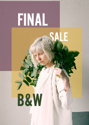 B&W - Final Sale - Poster