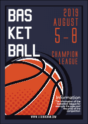 Basketball League - Poster