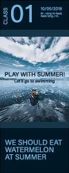 Play with Summer - Pull up banner