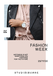 Fashion Week - 傳單
