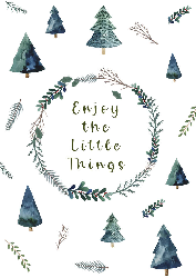 Enjoy The Little Things - Poster