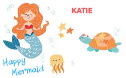 Happy Mermaid - Kids Lunch Box