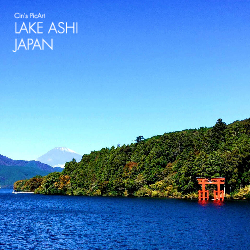 Lake Ashi - Laptop Stickers