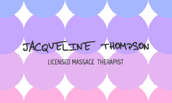 Massage Therapist - Business Cards
