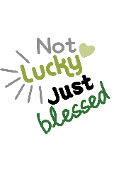 Not Lucky Just Blessed Notebook - Notebooks