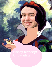 snow white - Birthday Card