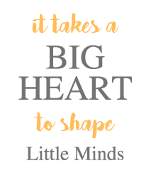 It take a big heart to shape little minds - Tote Bag