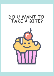Cup Cake - 生日卡