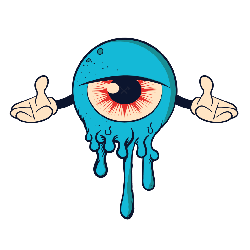 Laptop Sticker - Monster - Laptop Stickers