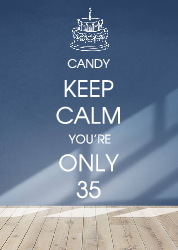 Birthday card - Keep Clam - Birthday Card