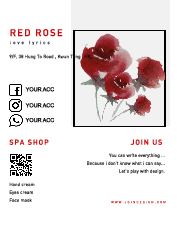 Red Rose - Poster