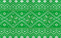 Jaquard Pattern in Green Lunch Box - Personalised Lunch Box