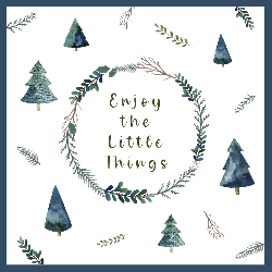 Enjoy The Little Things - Laptop Stickers