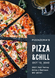 Pizza & Chill - Flyer